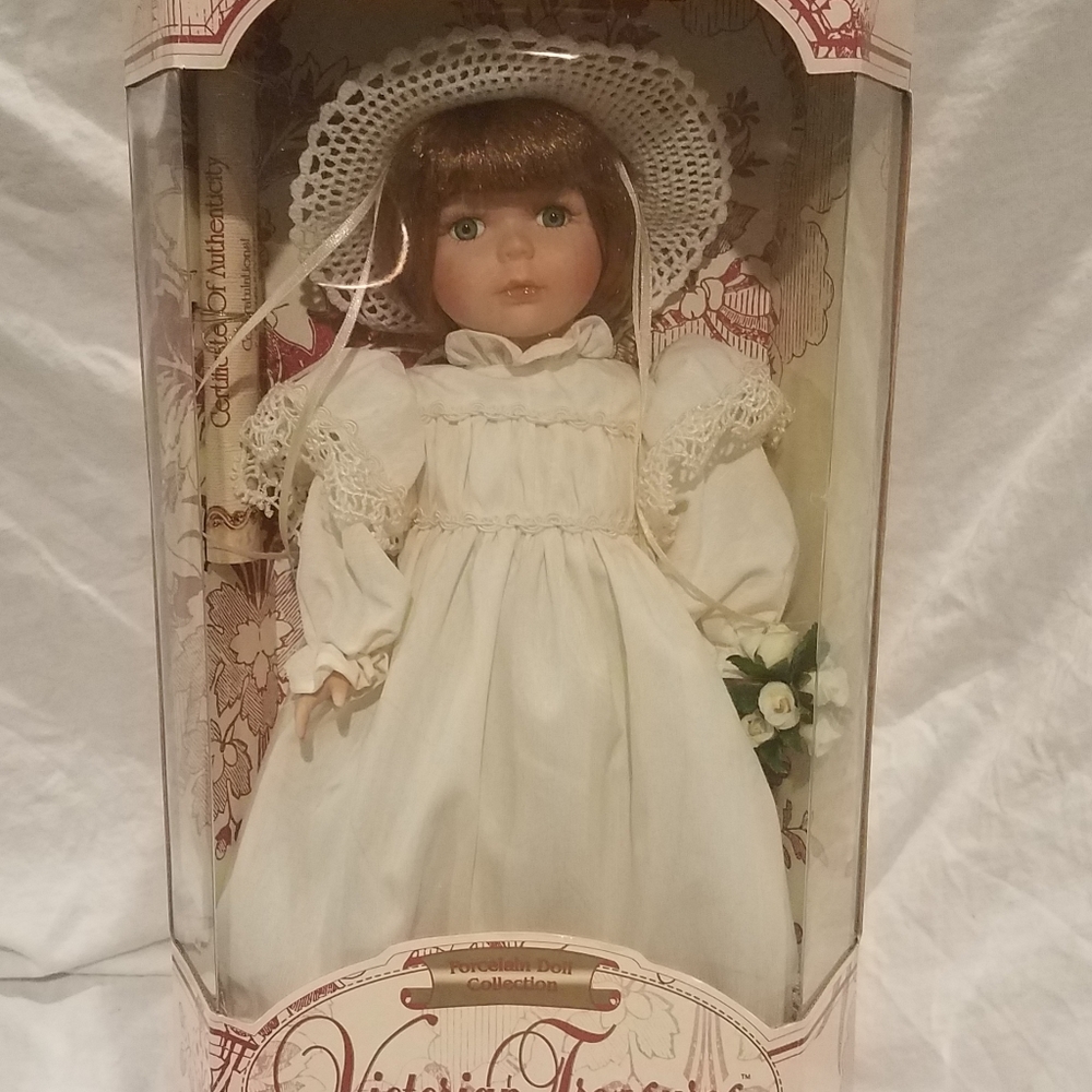 NIB Victorian Treasures Porcelain Doll